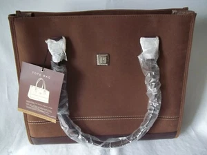 DVF - Damen - Neu mit Etikett - braune Kunstleder Shopper Beuteltasche 16" Reisetasche Handtasche - Bild 1 von 8