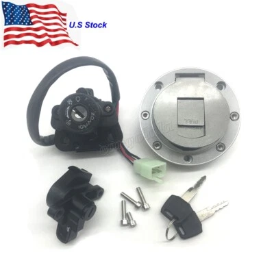 Interruptor de encendido tapa de gas combustible juego de bloqueo de asiento para Yamaha YZF600R 1995-2007 XJR1200 Foto 1 de 4