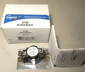 NUEVO Interruptor Secuenciador 24V Horno Ventilador Relé Temporizador Supco Q108 - Imagen 1 de 1