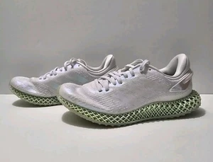 Adidas Alphaedge 4D Run 1.0 White Iridescent Men's Running Shoes Sz 9 (FW1229) - Picture 1 of 21