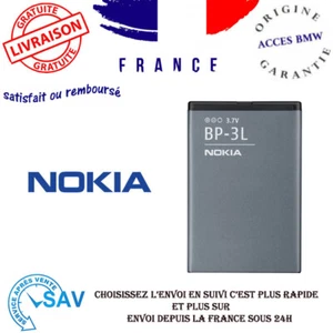 BP-3L BP3L Original Nokia 1300mAh Batterie Pile ORIGINE NOKIA Pour 603 ASHA 303 - Photo 1/1