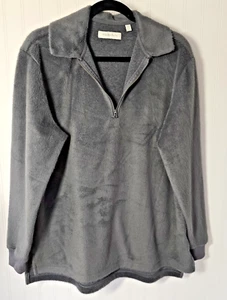 Urban Outfitters Standard Stoff Plüsch Fleece Langarm Herren kleiner Reißverschluss Pullover - Bild 1 von 15