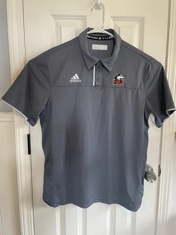 Northern Illinois Huskies Adidas Climacool Polo Shirt Mens Medium NCAA Cover
