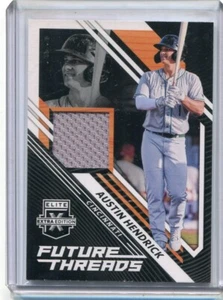 AUSTIN HENDRICK 2021 PANINI ELITE EXTRA EDITION FUTURE THREADS RELIC - Picture 1 of 2