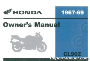 1967 -1969 Honda CL90Z Motorcycle Owners Manual : CL90Z - Picture 1 of 1