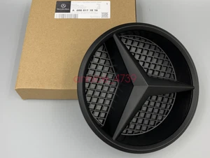MERCEDES-BENZ A,C,B,GLA,GLK,CLA,CLS,ML,E FRONT GRILLE STAR BADGE Matte Black - Foto 1 di 8