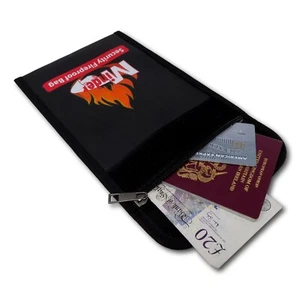 Bolsa billetera de documentos ignífuga MINDER con certificación UL94 y clasificación IPX4 162 mm x 229 mm - Imagen 1 de 1