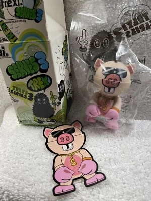 3” TREXI Serie 3 2007 ~ ALLEN ROSA "BLING" ~ Brasil ~ Kidrobot Foto 1 de 2