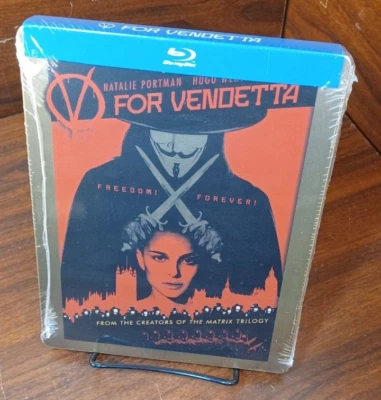 V for Vendetta Collector Steelbook (Blu-ray) NEW (Sealed)-Free Box Shipping - Image 1 of 4