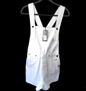 SIR the label - classic white denim overalls size 0 nwts. - Picture 1 of 6