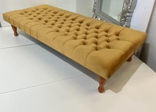 Chesterfield Footstool Coffee Table Bench Handmade Large All Sizes Heavy Duty