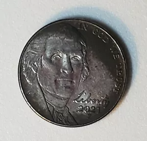 2021 P Jefferson Nickel Error - Bild 1 von 7