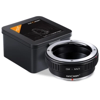 K&F Concept Adapter for Olympus OM Mount Lens to micro 4/3 Camera E-P5 E-PL6 GF6 - Image 1 of 4