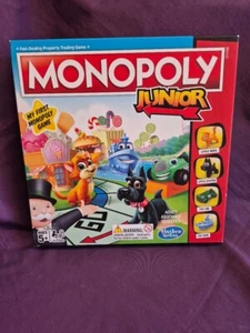 Monopoly Junior Board Game by Hasbro Gaming 2016 (5 Years+) - 100% Complete VGC - Picture 1 of 7