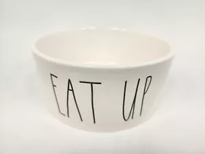 Rae Dunn Artisan Collection 'EAT UP' Ciotola per cani/gatti 6"x2,75" di Magenta - Foto 1 di 2