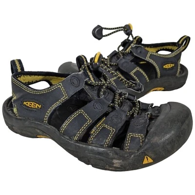 Sandalias Keen Newport H2 niños talla 12 exterior cordón negro 1001907 Foto 1 de 4