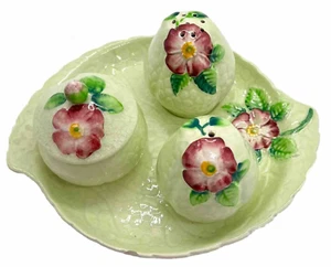Carlton Ware Apple Blossom Cruet Set – Made in England | Vintage English Pottery - Bild 1 von 19