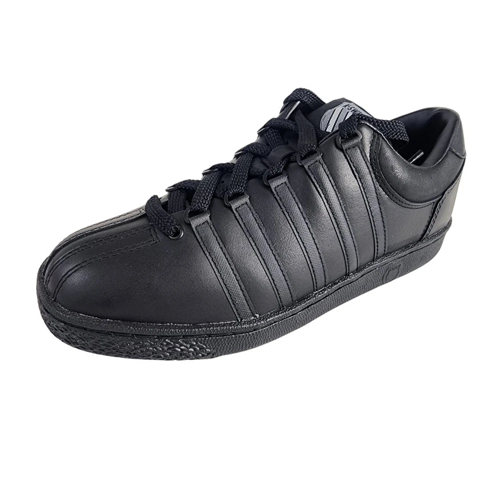 Zapatos Universitarios K-Swiss Clásicos Triple Negros 80144 Talla 6.5Y = 8 Mujeres Foto 1 de 4