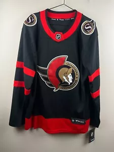 Fanatics Breakaway Ottawa Senators Authentic NHL Jersey Home Black Size L NWT - Picture 1 of 10