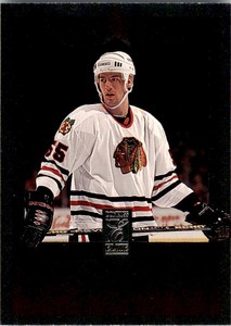 1996-97 Donruss Elite Eric Daze . Chicago Blackhawks #63