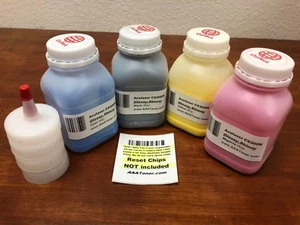(80g x 4) Glossy Toner Nachfüllset für Epson Aculaser C9300, C9300N (LESEN)!!!!! - Bild 1 von 4