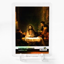 SUPPER AT EMMAUS Art Trading Card 2023 GleeBeeCo Holo Faith (Jesus) #SPRM