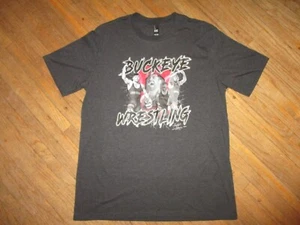 KALEB ROMERO OHIO STATE WRESTLING T SHIRT Buckeyes OSU All-American Wrestler LG - Picture 1 of 3