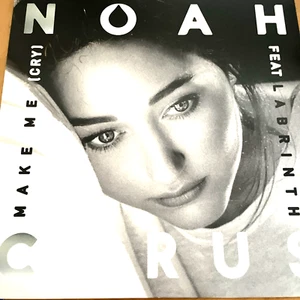NOAH CYRUS MAKE ME CRY RARE AUTOGRAHED BLUE VINYL FRESHPUS ONLY 1 EBAY C DETAILS - Picture 1 of 23