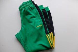 Adidas Originals "Classic track" fondo verde giamaica verde righe gialle S - Foto 1 di 11