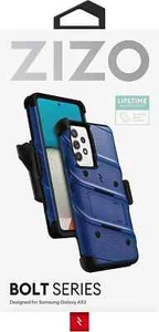 Zizo Bolt Galaxy A53 Rugged Holster Belt Clip Phone Case W/ Tempered Glass - Picture 1 of 7