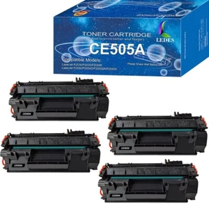 4 Stück CE505A Tonerkartusche für HP 05A LaserJet P2035 P2055dn P2035n P2030 - Bild 1 von 12