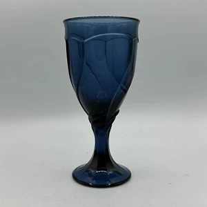 Noritake Sweet Swirl Midnight Cobalt Blue 7 3/8" Water Goblets Iced Tea Set Of 4 - Picture 1 of 6