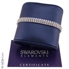 Bracciale Tennis Trilogy argento Swarovski Element originale G4L cristalli donna