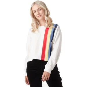 Marine Layer Printed Tate Crop Sweatshirt Size Medium NWT - Picture 1 of 6