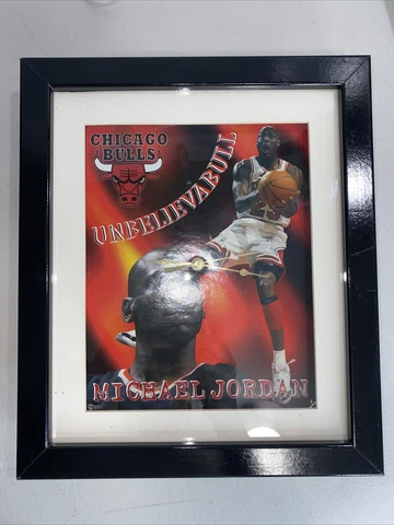 Vintage 1997 Michael Jordan Chicago Bulls Wall Clock Cover