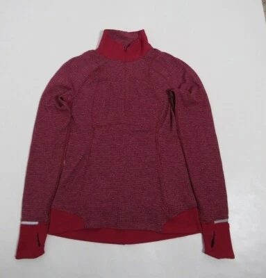 Мини-чек Lululemon Runderful 1/2 на молнии Pique Drama Heathered Berry Rumble размер 8 - Изображение 1 из 4