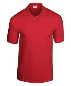 Personalised Custom Gildan Kids DryBlend Jersey Knit Polo Shirt Casual GD40B - Picture 1 of 15
