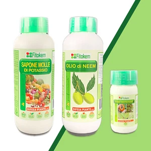 Olio di Neem 1L + Sapone di potassio 1L + Rame protezione 250 mL - SUPER KIT - Foto 1 di 7
