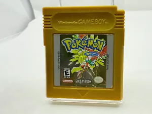 Pokemon Gold Nintendo Gameboy | AUTHENTIC | NEW BATTERY - Picture 1 of 5