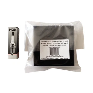 Air Filter for Yamaha Generator EF1600 EF2400 EF2600 EF2800 YG2600 & SPARK PLUG - Picture 1 of 3
