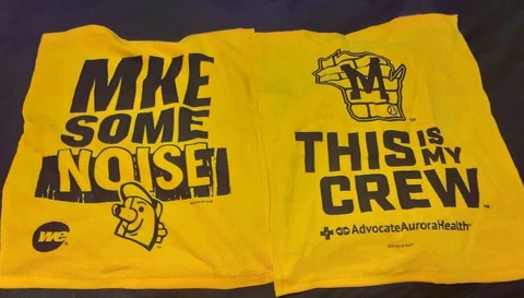 2 2021 Milwaukee Brewers Atlanta Braves NLDS Playoff Game 1 & 2 Rally Rag Towels Cover