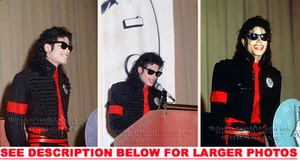 MICHAEL JACKSON 1991 PREMIACIÓN MJ (3) RARE 8x10 FOTOS - Imagen 1 de 1