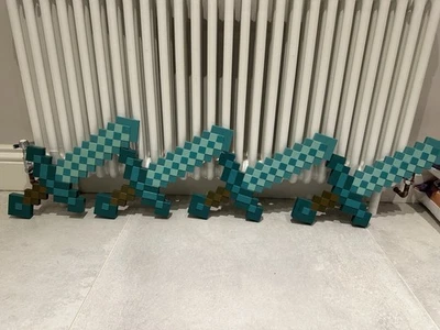 Minecraft Espada Plástico Juguete Arma Vestido Elegante Halloween Niño Disfraz Accesorio Foto 1 de 4