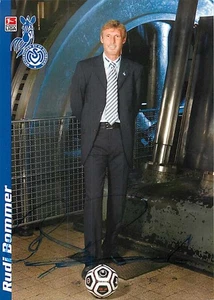 Tarjeta de autógrafo Rudi Bommer MSV Duisburg entrenador Bundesliga fútbol - Imagen 1 de 2