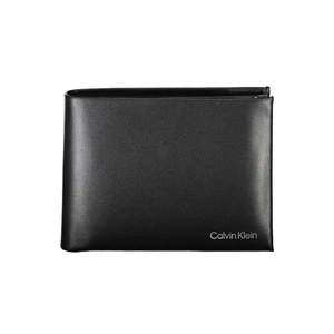 Black Leather Men Wallet - Foto 1 di 3
