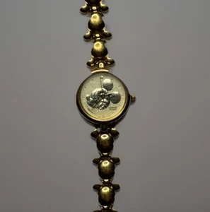 Orologio Topolino Vintage Piccolo Lorus Tono Oro da Donna Disneyana Collezionismo - Foto 1 di 5