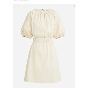 J.CREW NWT BI605 Puff-sleeve side-cutout dress in Cream // 18 - Picture 1 of 15