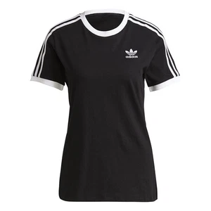 Adidas Universal Damen T-Shirt 3 Stripes Tee GN2900 Schwarz - Bild 1 von 3