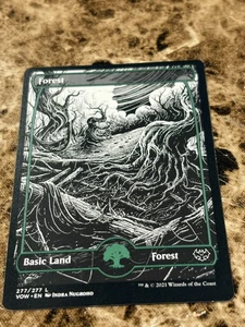 FOREST Magic MTG Innistrad Crimson Vow Full Art - Picture 1 of 2