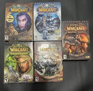 Lotto Box WoW World of Warcraft (gioco base + espansioni 1-4) PER DECORAZIONE - Foto 1 di 8